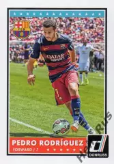 Футбол. Карточка Pedro Rodriguez/Педро Барселона, Челси/Лацио Panini/Панини 2015