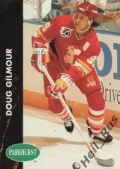 Хоккей. Карточка Doug Gilmour/Дуг Гилмор (Calgary Flames/Калгари Флэймз) НХЛ/NHL