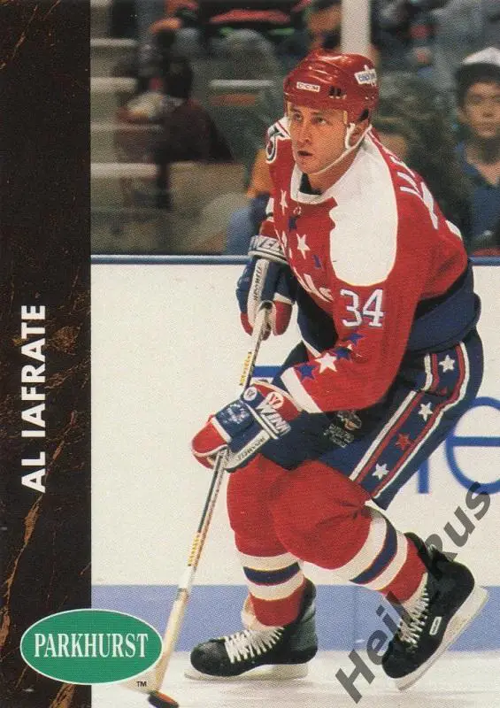 Хоккей. Карточка Al Iafrate/Эл Айэфрейти Washington Capitals / Вашингтон НХЛ/NHL