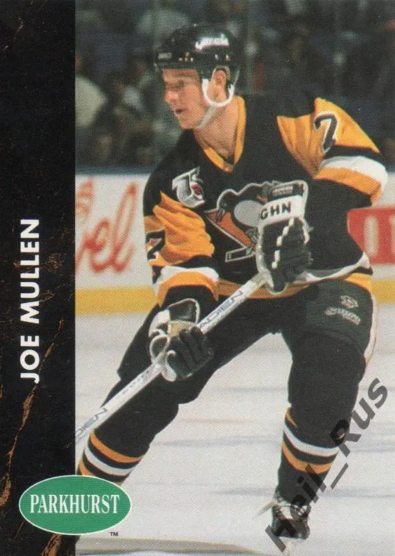 Хоккей. Карточка Joe Mullen/Джо Маллен (Pittsburgh Penguins / Питтсбург) НХЛ/NHL