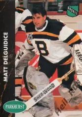 Хоккей. Карточка Matt DelGuidice/Мэтт Делгайдис (Boston Bruins / Бостон) НХЛ/NHL