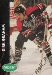 Хоккей Карточка Dirk Graham/Дирк Грэм Chicago Blackhawks/Чикаго Блэкхокс NHL/НХЛ