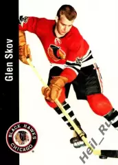 Хоккей. Карточка Glen Skov/Глен Сков Chicago Blackhawks/Чикаго Блэкхокс НХЛ/NHL