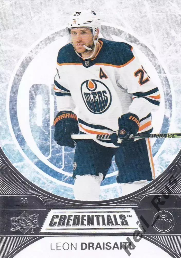Карточка Leon Draisaitl/Леон Драйзайтль Edmonton Oilers/Эдмонтон Ойлерз НХЛ/NHL