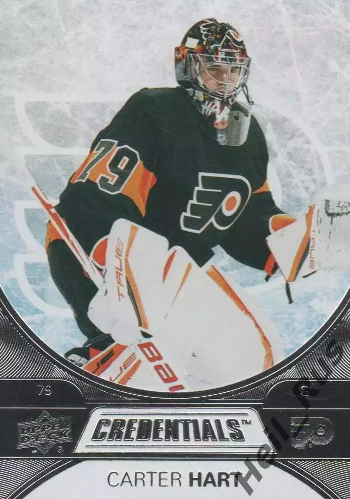 Карточка Carter Hart/Картер Харт Philadelphia Flyers/Филадельфия Флайерз НХЛ/NHL