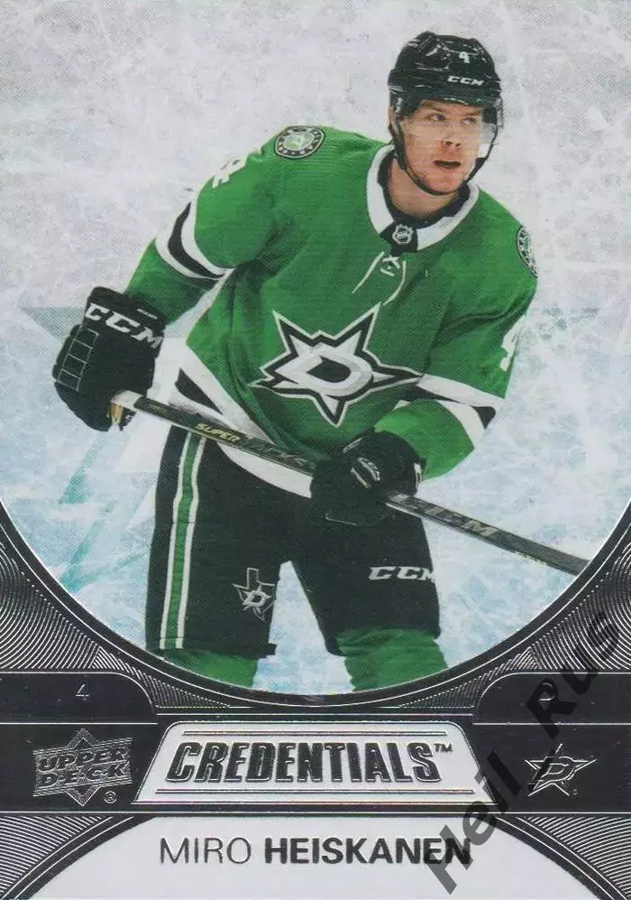 Хоккей. Карточка Miro Heiskanen/Миро Хейсканен Dallas Stars/Даллас Старз НХЛ NHL