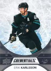 Карточка Erik Karlsson/Эрик Карлссон (San Jose Sharks/Сан-Хосе Шаркс) НХЛ/NHL