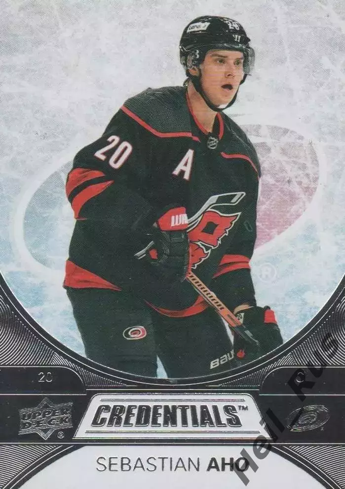 Хоккей Карточка Sebastian Aho/Себастьян Ахо Carolina Hurricanes-Каролина NHL/НХЛ