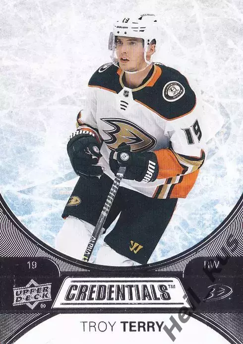Хоккей. Карточка Troy Terry/Трой Терри (Anaheim Ducks/Анахайм Дакс) НХЛ/NHL