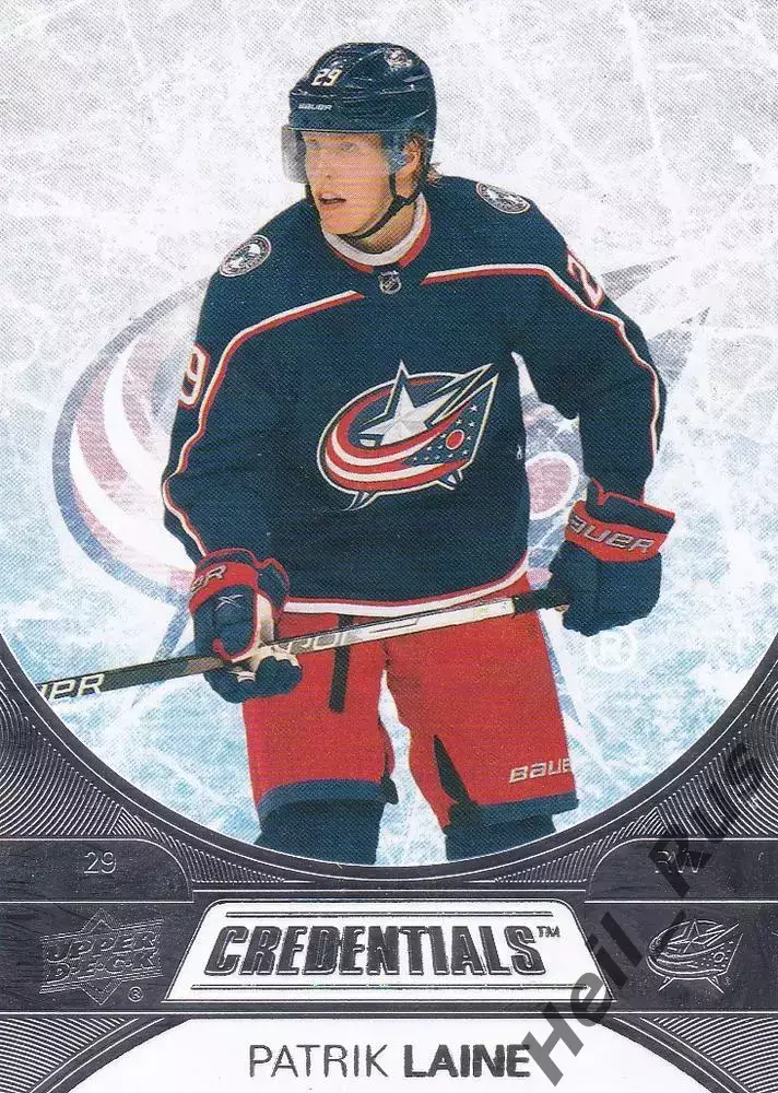 Хоккей Карточка Patrik Laine/Патрик Лайне Columbus Blue Jackets/Коламбус NHL/НХЛ
