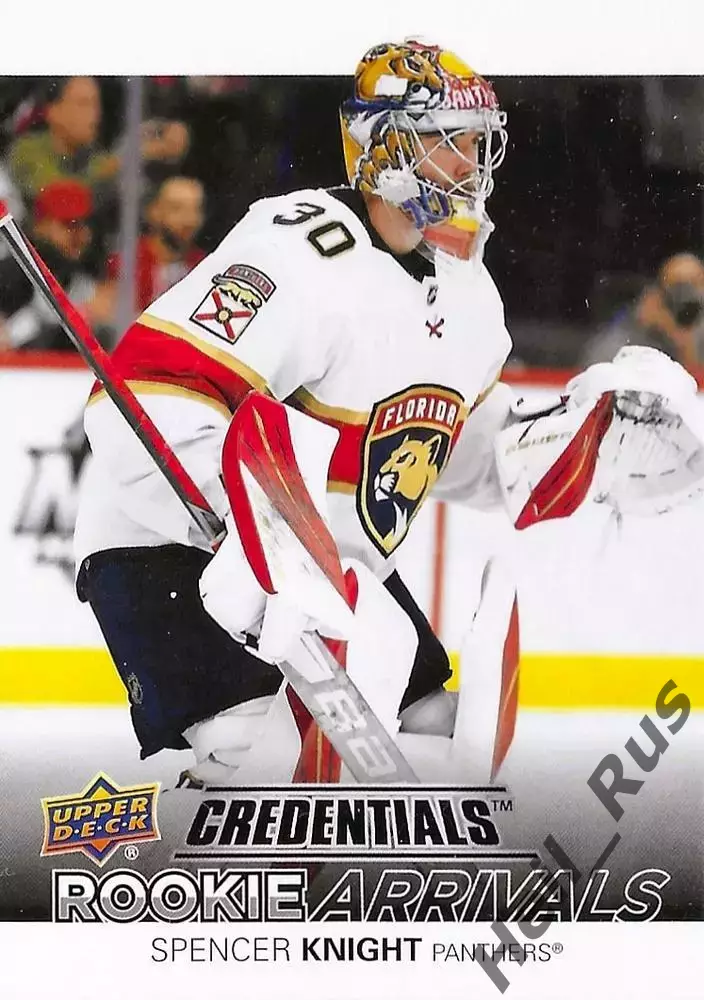 Карточка Spencer Knight/Спенсер Найт (Florida Panthers/Флорида Пантерз) NHL/НХЛ