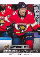Карточка Anton Lundell/Антон Лунделль (Florida Panthers/Флорида Пантерз) НХЛ/NHL