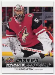 Карточка Иван Просветов Arizona Coyotes/Аризона Койотис, ЦСКА Москва NHL/НХЛ/КХЛ