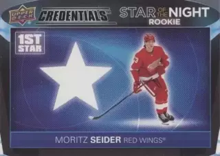 Карточка Moritz Seider/Мориц Зайдер Detroit Red Wings/Детройт Ред Уингз NHL/НХЛ