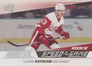 Карточка Lucas Raymond/Лукас Рэймонд Detroit Red Wings/Детройт Ред Уингз НХЛ-NHL