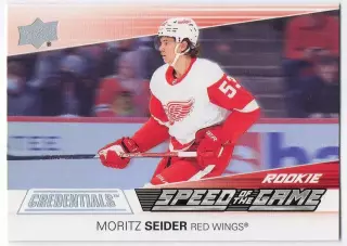 Карточка Moritz Seider/Мориц Зайдер Detroit Red Wings/Детройт Ред Уингз NHL/НХЛ