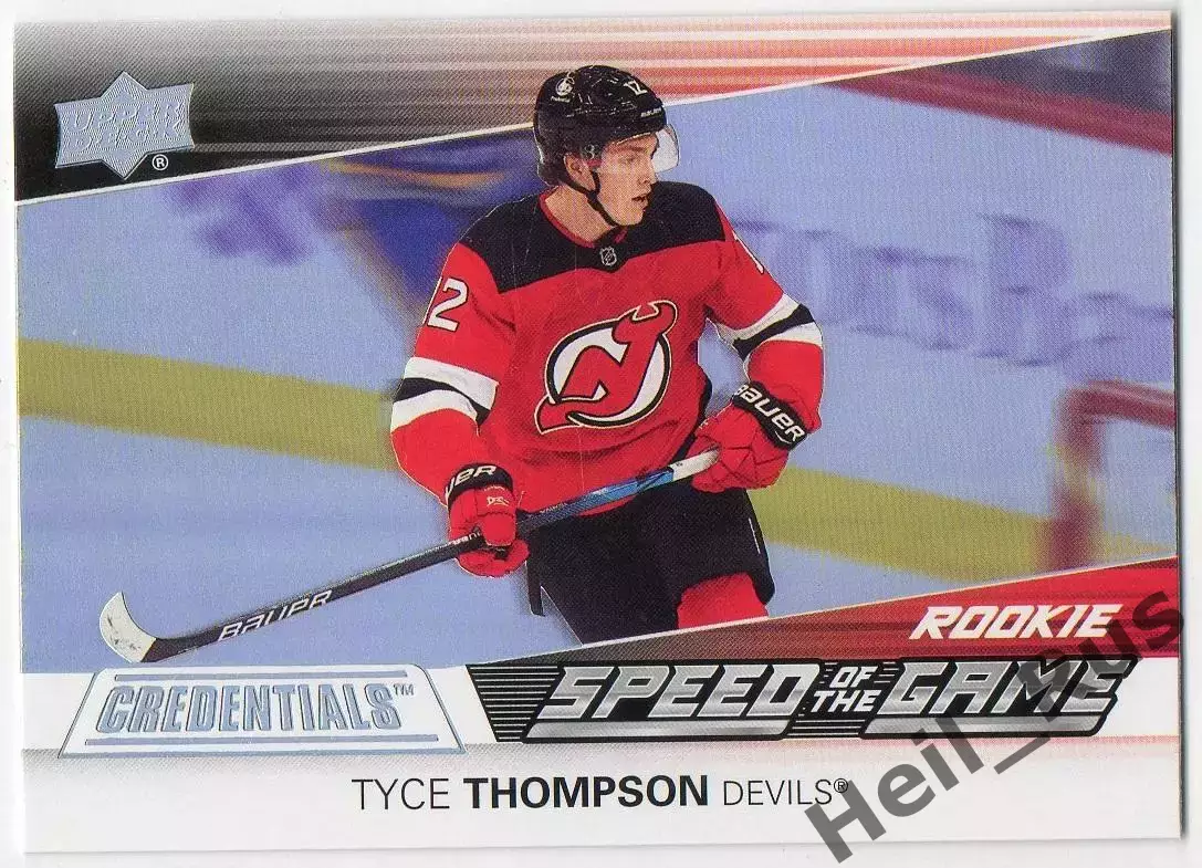 Карточка Тайс Томпсон (New Jersey Devils/Нью-Джерси Девилз, Барыс) NHL/НХЛ/КХЛ