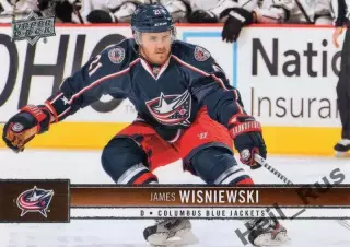 Карточка Джеймс Висневский (Columbus Blue Jackets/Коламбус, Адмирал) НХЛ/NHL/КХЛ