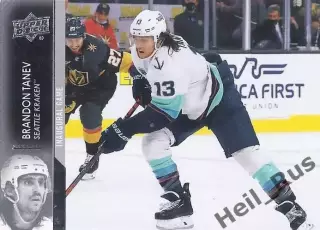 Хоккей; Карточка Brandon Tanev/Брэндон Танев Seattle Kraken/Сиэтл Кракен НХЛ/NHL