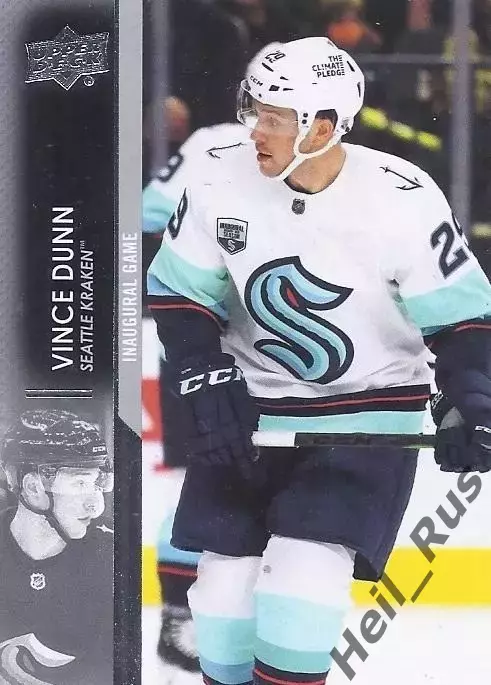 Хоккей. Карточка Vince Dunn/Винс Данн (Seattle Kraken / Сиэтл Кракен) NHL/НХЛ