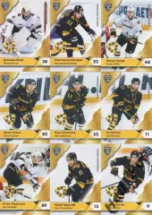 Хоккей. Северсталь Череповец 9 карточек КХЛ сезон 2018/19 Фурх, Куляш, Гераськин