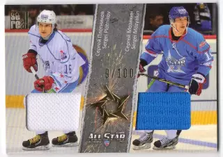 Карточка Сергей Плотников/Мозякин Локомотив Ярославль/Металлург Магнитогорск КХЛ