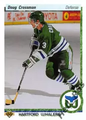 Хоккей. Карточка Doug Crossman/Дуг Кроссман (Hartford Whalers/Хартфорд) НХЛ/NHL