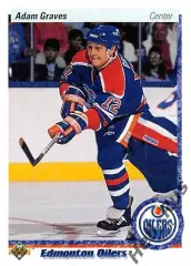 Хоккей Карточка Adam Graves/Адам Грэйвз Edmonton Oilers/Эдмонтон Ойлерз НХЛ/NHL