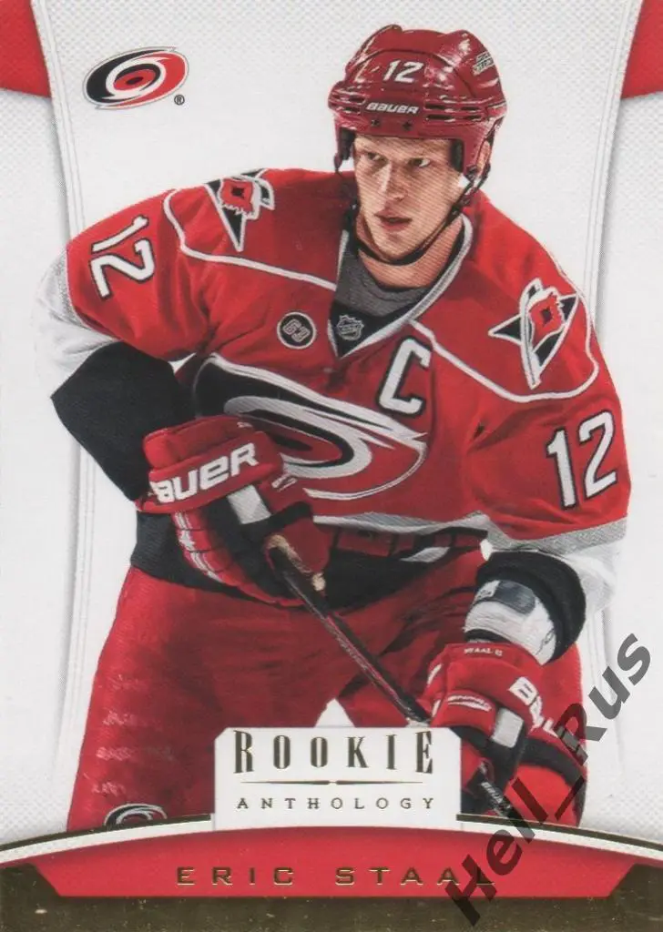 Хоккей; Карточка Eric Staal/Эрик Стаал (Carolina Hurricanes/Каролина) НХЛ / NHL