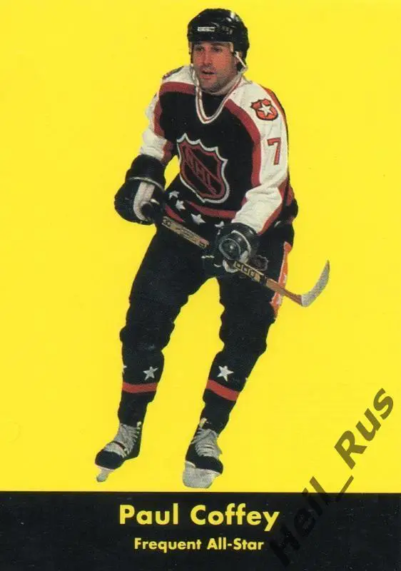 Хоккей. Карточка Paul Coffey/Пол Коффи Pittsburgh Penguins НХЛ/NHL All-Star Game