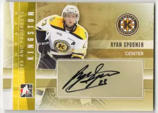 Карточка автограф Райан Спунер (Авангард/Автомобилист/Динамо Минск) CHL/НХЛ/КХЛ