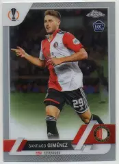 Футбол. Карточка Сантьяго Хименес Фейеноорд, Милан Лига Европы 2022-23 TOPPS