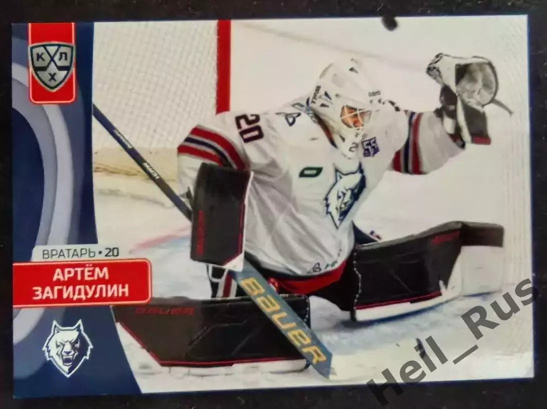 Хоккей. Карточка Артем Загидулин (Нефтехимик Нижнекамск) КХЛ/KHL 2023/24 SeReal
