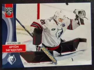 Хоккей. Карточка Артем Загидулин (Нефтехимик Нижнекамск) КХЛ/KHL 2023/24 SeReal