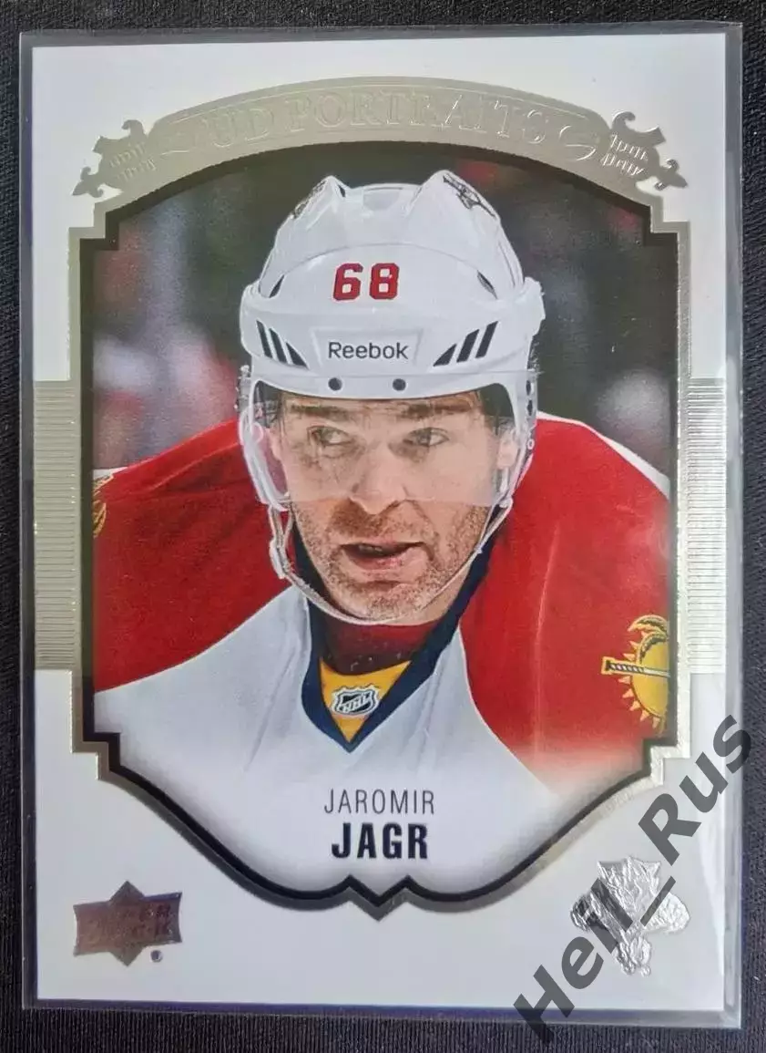 Карточка Яромир Ягр Florida Panthers/Флорида Пантерз, Авангард Омск НХЛ/NHL, КХЛ