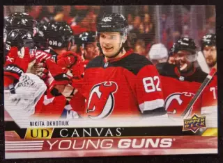 Карточка Никита Охотюк (New Jersey Devils/Нью-Джерси, ЦСКА, Трактор) НХЛ/NHL/КХЛ