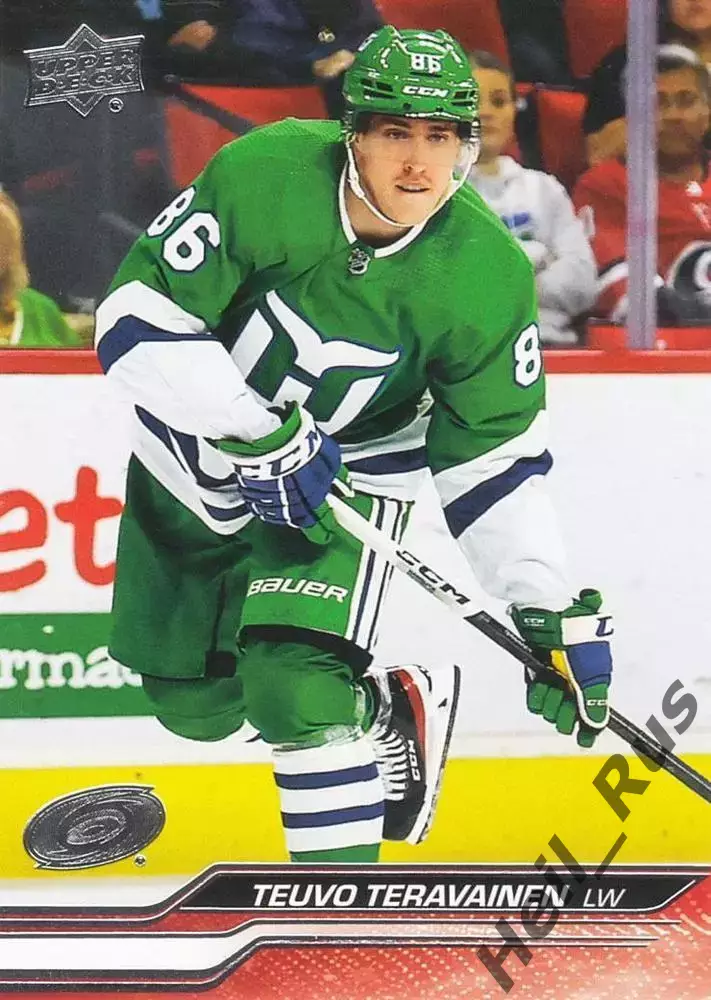 Карточка Teuvo Teravainen/Теуво Терявяйнен Carolina Hurricanes/Каролина НХЛ NHL