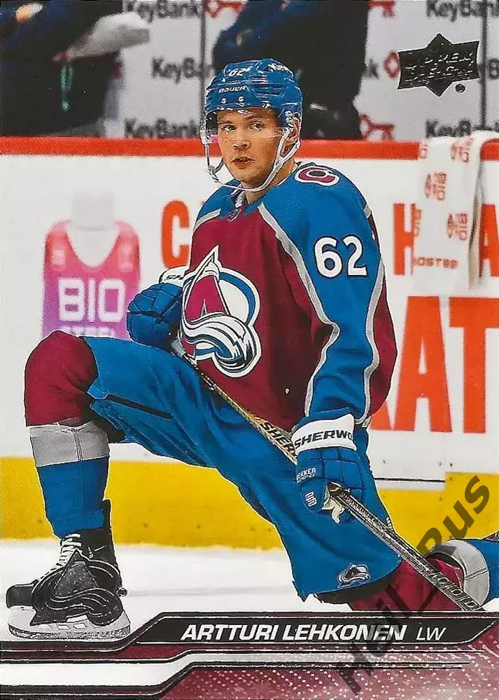 Карточка Artturi Lehkonen/Арттури Лехконен (Colorado Avalanche/Колорадо) NHL/НХЛ