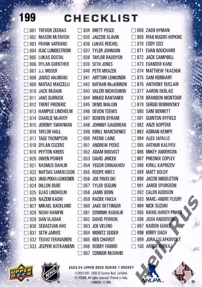 Карточка Коннор Макдэвид/Стивен Стэмкос (Эдмонтон Ойлерз/Тампа-Бэй Лайтнинг) НХЛ 1