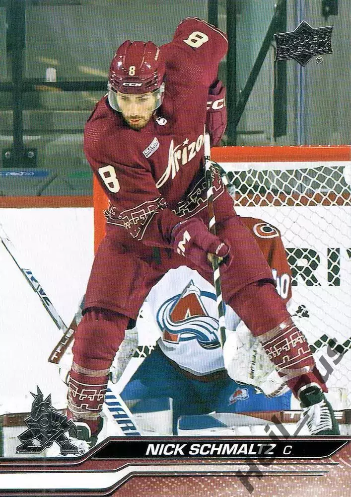 Хоккей Карточка Nick Schmaltz/Ник Шмальц Arizona Coyotes/Аризона Койотис NHL НХЛ