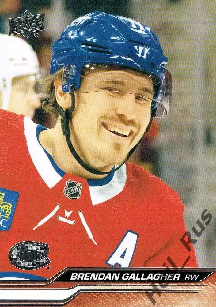 Карточка Brendan Gallagher/Брендан Галлахер Montreal Canadiens/Монреаль NHL-НХЛ