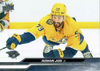 Карточка Roman Josi/Роман Йоси (Nashville Predators/Нэшвилл Предаторз) НХЛ/NHL