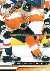 Хоккей Карточка Николя Делорье (Philadelphia Flyers/Филадельфия Флайерз) НХЛ/NHL