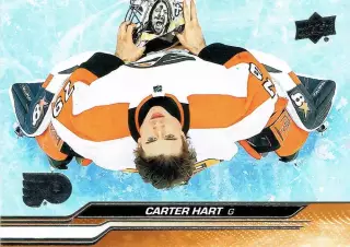Карточка Carter Hart/Картер Харт Philadelphia Flyers/Филадельфия Флайерз NHL/НХЛ