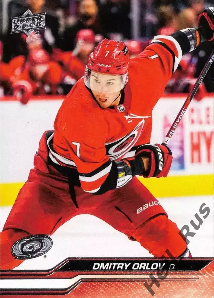 Карточка Дмитрий Орлов (Каролина Харрикейнз, Металлург Новокузнецк) НХЛ/NHL, КХЛ