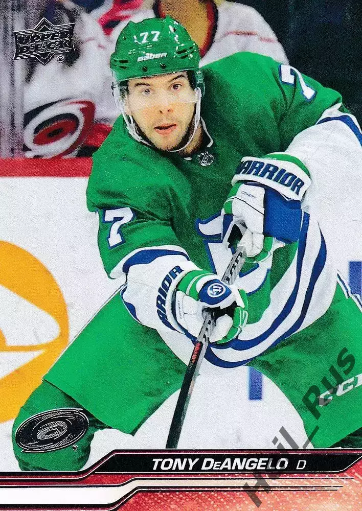 Карточка Тони Деанджело Carolina Hurricanes/Каролина Харрикейнз, СКА НХЛ/NHL/КХЛ