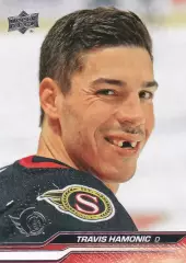 Карточка Travis Hamonic/Трэвис Хэмоник (Ottawa Senators/Оттава Сенаторз) НХЛ/NHL