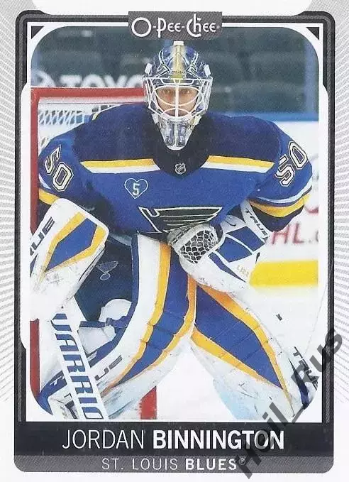 Карточка Binnington/Джордан Биннингтон (St. Louis Blues/Сент-Луис Блюз) НХЛ/NHL