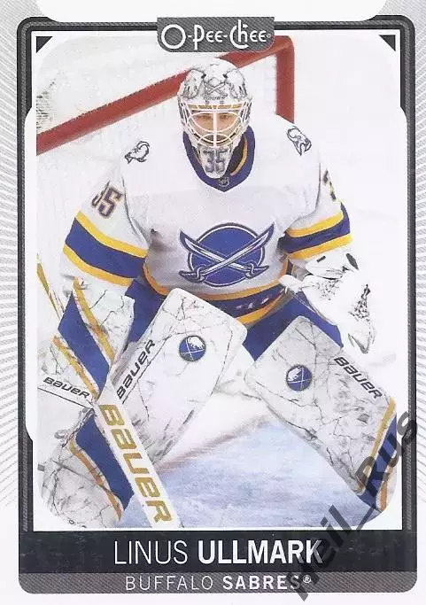 Карточка Linus Ullmark/Линус Улльмарк (Buffalo Sabres/Баффало Сейбрз) NHL/НХЛ