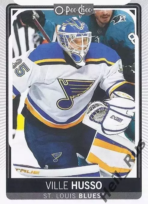 Хоккей Карточка Ville Husso/Вилле Хуссо (St. Louis Blues/Сент-Луис Блюз) НХЛ/NHL